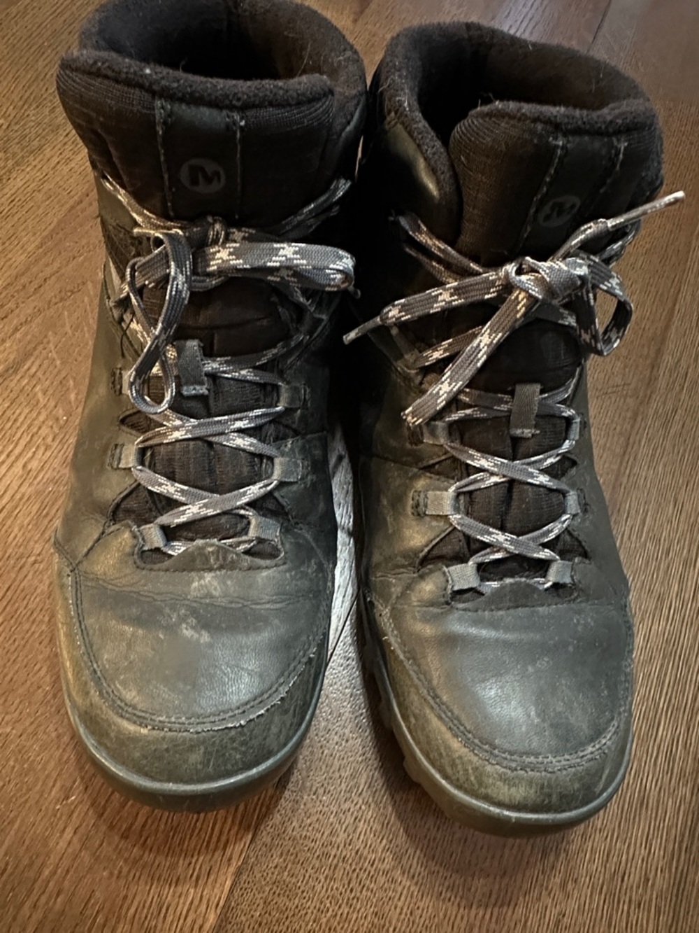 Merrell Black and Gray Men Hiking Trail Boots size 11.5 - Picture 8 of 8